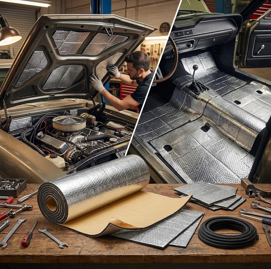 590mil Heat & Sound Deadening Foam Mat (26 sqft)